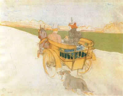 Rural Outing by Henri de Toulouse Lautrec